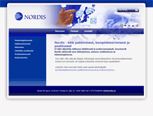 Tablet Screenshot of nordis.ee