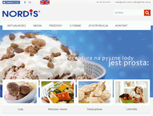 Tablet Screenshot of nordis.com.pl